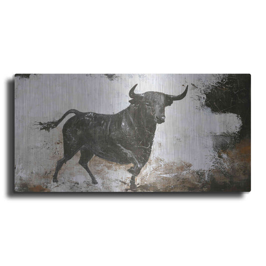 Luxe Metal Art 'Black Bull' by Design Fabrikken, Metal Wall Art