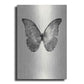 Luxe Metal Art 'Black Butterfly on Tan' by Design Fabrikken, Metal Wall Art