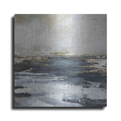 Luxe Metal Art 'Blue Bay' by Design Fabrikken, Metal Wall Art