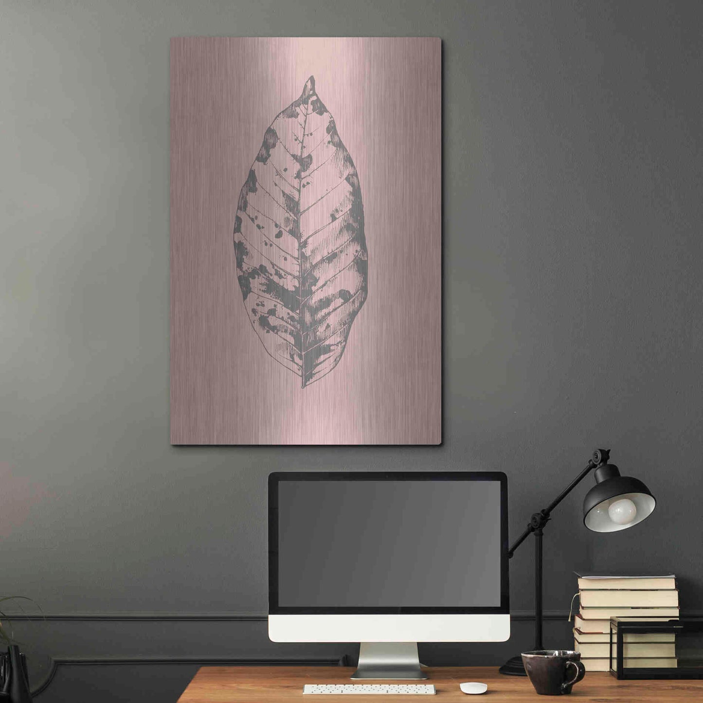 Luxe Metal Art 'Botanica 1' by Design Fabrikken, Metal Wall Art,24x36