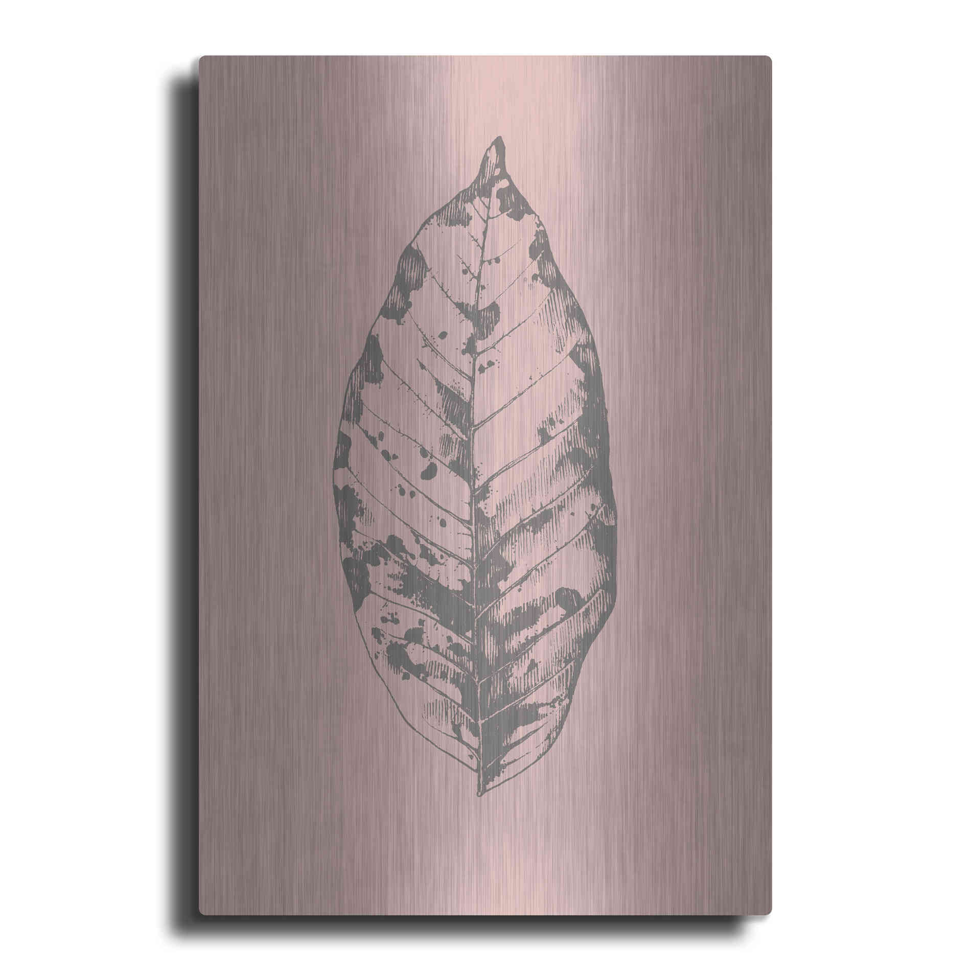 Luxe Metal Art 'Botanica 1' by Design Fabrikken, Metal Wall Art