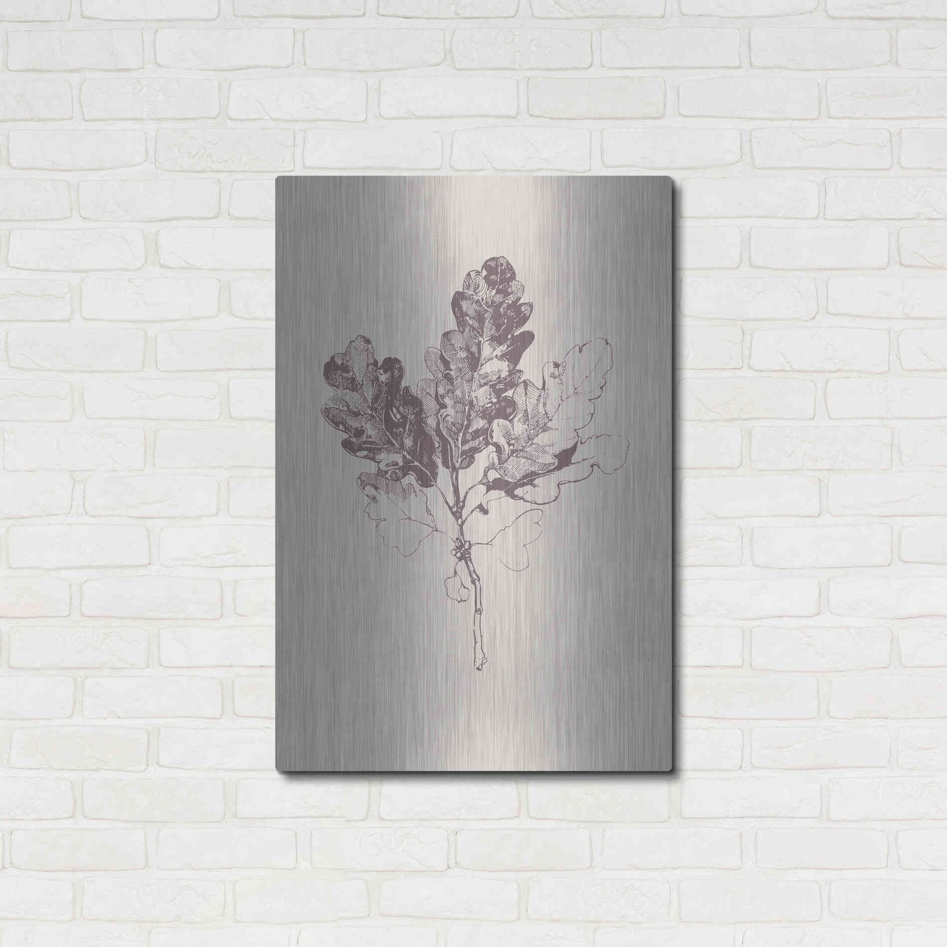 Luxe Metal Art 'Botanica 3' by Design Fabrikken, Metal Wall Art,24x36