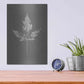 Luxe Metal Art 'Botanica 5' by Design Fabrikken, Metal Wall Art,12x16