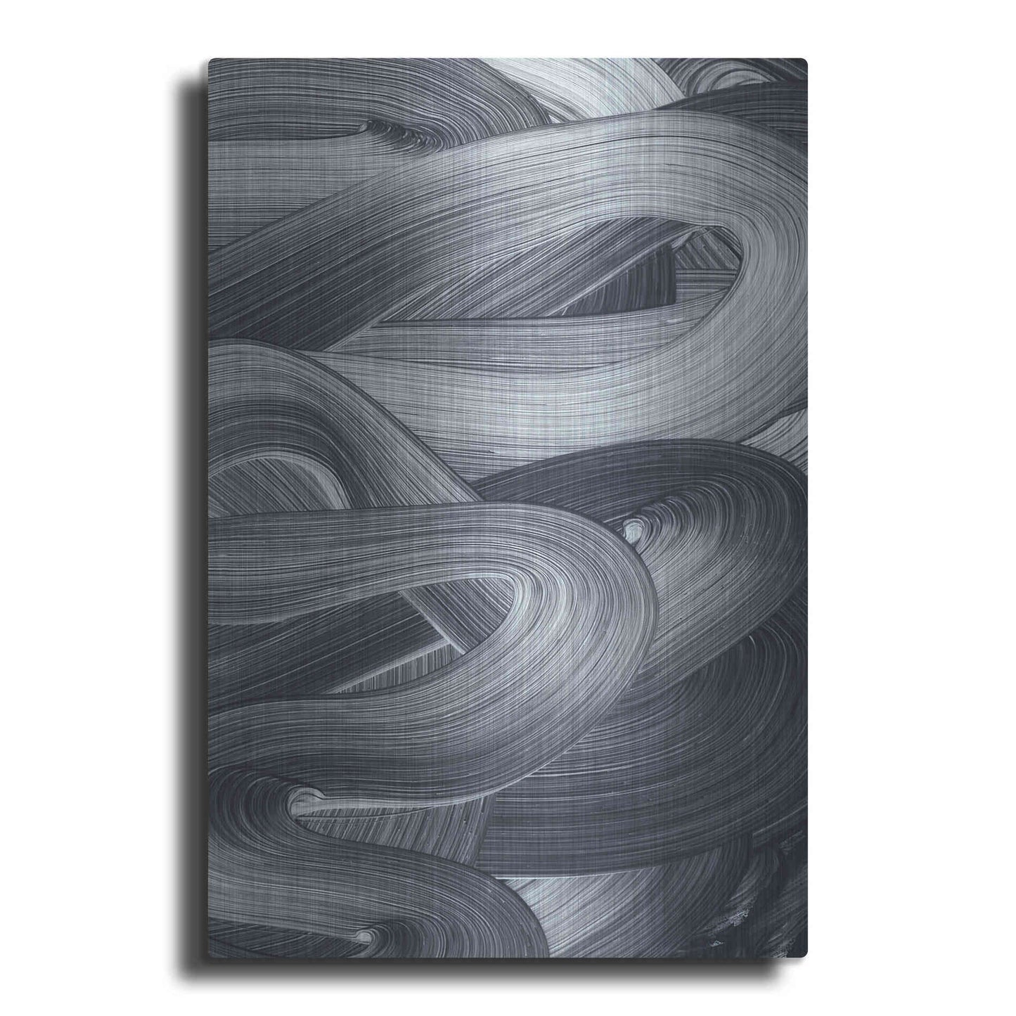 Luxe Metal Art 'Brushed 4' by Design Fabrikken, Metal Wall Art