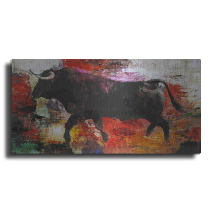 Luxe Metal Art 'Bull' by Design Fabrikken, Metal Wall Art