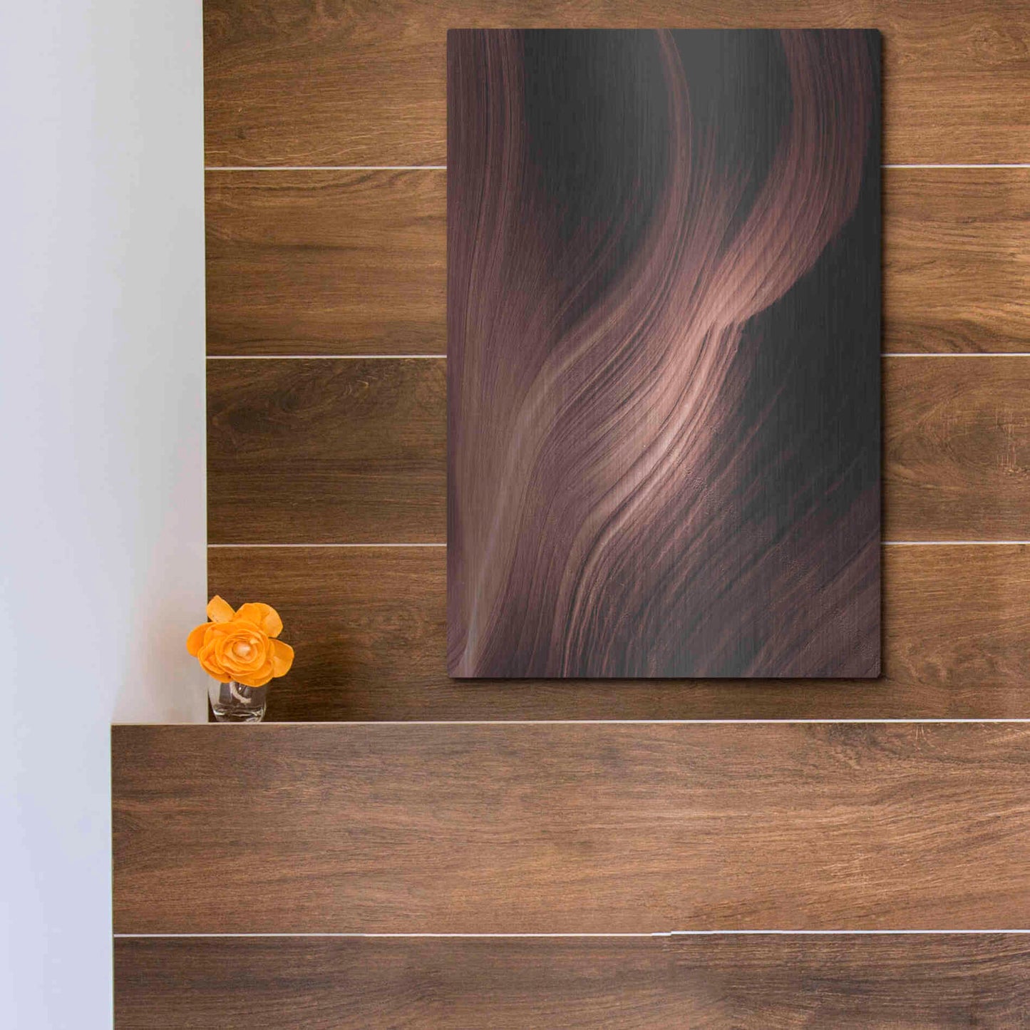 Luxe Metal Art 'Cave 1' by Design Fabrikken, Metal Wall Art,12x16