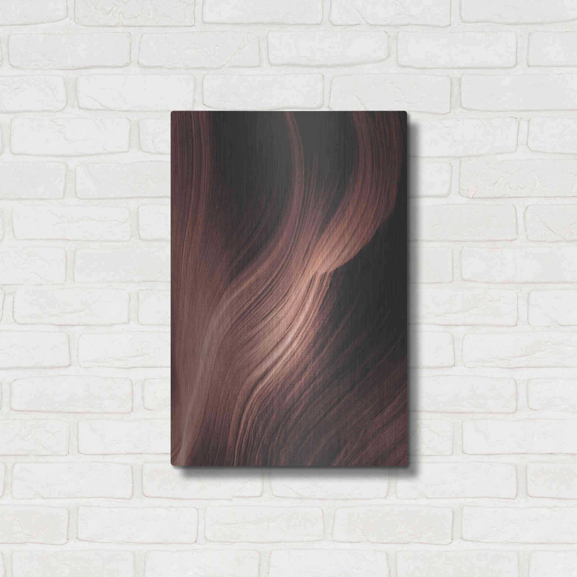 Luxe Metal Art 'Cave 1' by Design Fabrikken, Metal Wall Art,16x24