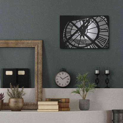 Luxe Metal Art 'Clock Tower' by Design Fabrikken, Metal Wall Art,16x12