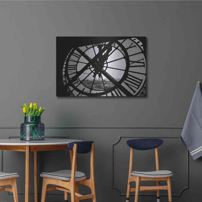 Luxe Metal Art 'Clock Tower' by Design Fabrikken, Metal Wall Art,36x24