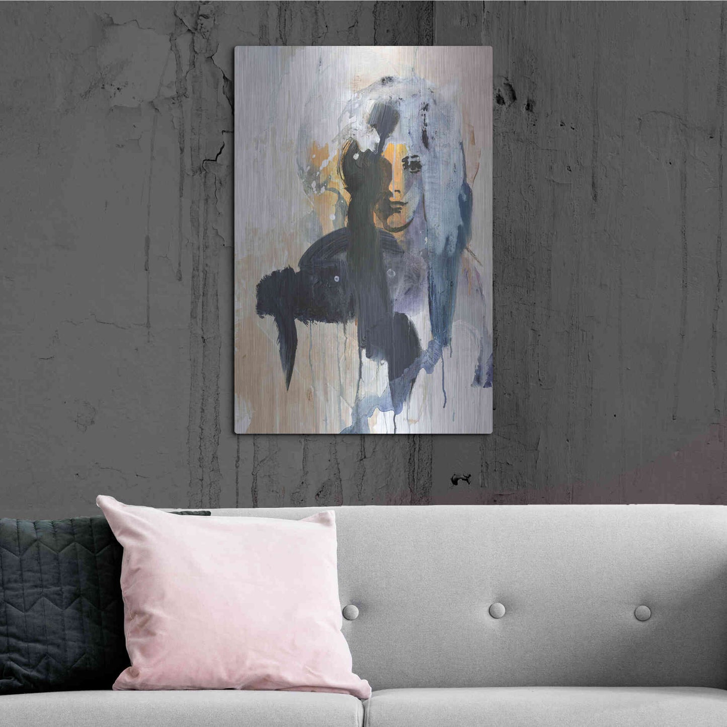 Luxe Metal Art 'Colorful Life 4' by Design Fabrikken, Metal Wall Art,24x36