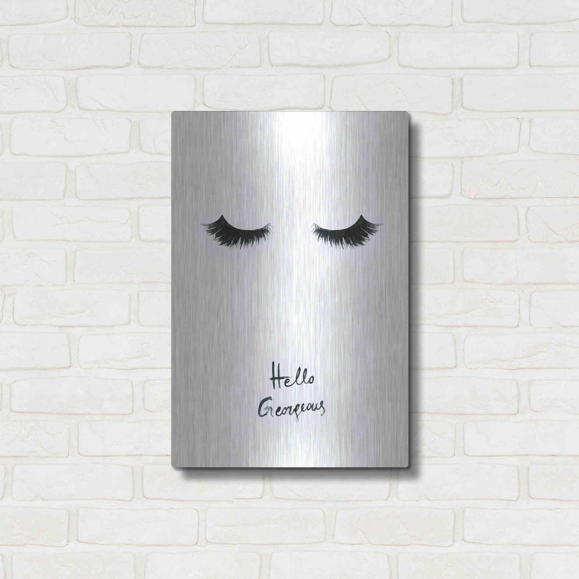 Luxe Metal Art 'Couture 8' by Design Fabrikken, Metal Wall Art,16x24