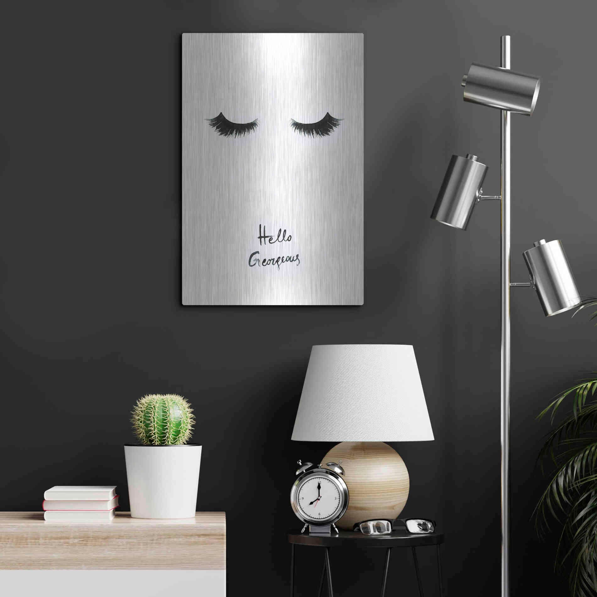 Luxe Metal Art 'Couture 8' by Design Fabrikken, Metal Wall Art,16x24