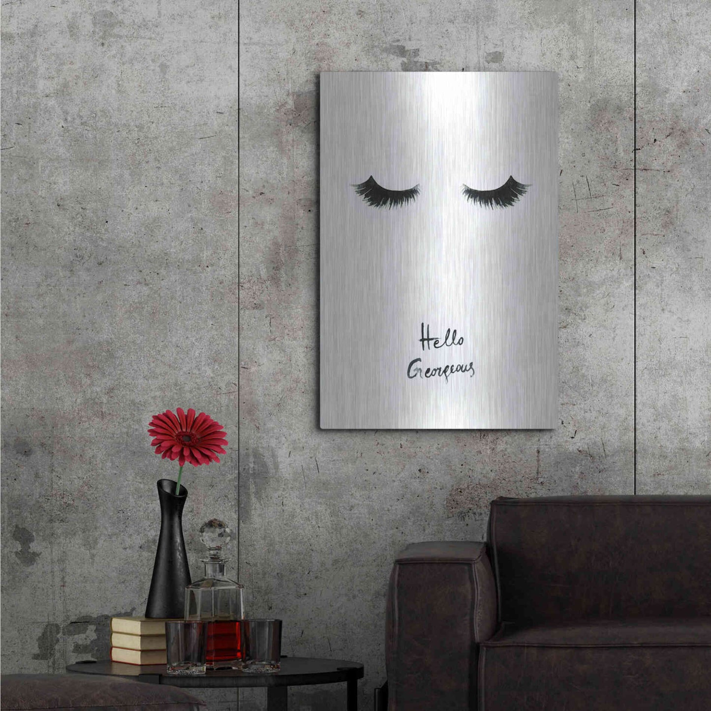 Luxe Metal Art 'Couture 8' by Design Fabrikken, Metal Wall Art,24x36