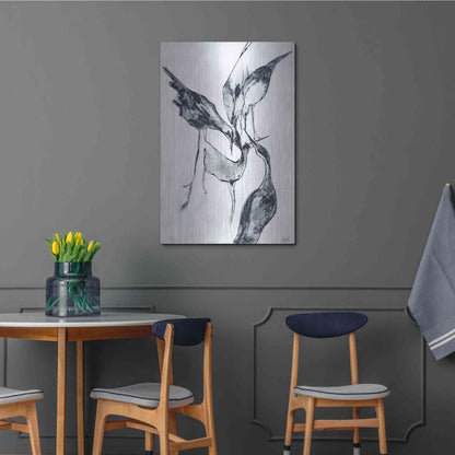 Luxe Metal Art 'Crane 2' by Design Fabrikken, Metal Wall Art,24x36