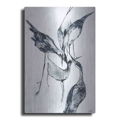 Luxe Metal Art 'Crane 2' by Design Fabrikken, Metal Wall Art