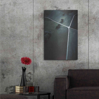 Luxe Metal Art 'Crossroads' by Design Fabrikken, Metal Wall Art,24x36
