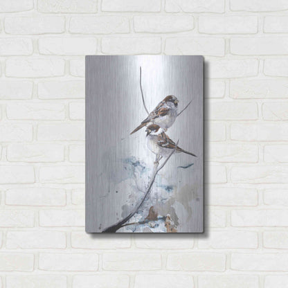 Luxe Metal Art 'Curiosity 1' by Design Fabrikken, Metal Wall Art,16x24