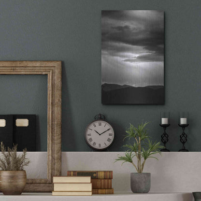 Luxe Metal Art 'Dark Skies' by Design Fabrikken, Metal Wall Art,12x16