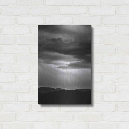 Luxe Metal Art 'Dark Skies' by Design Fabrikken, Metal Wall Art,16x24