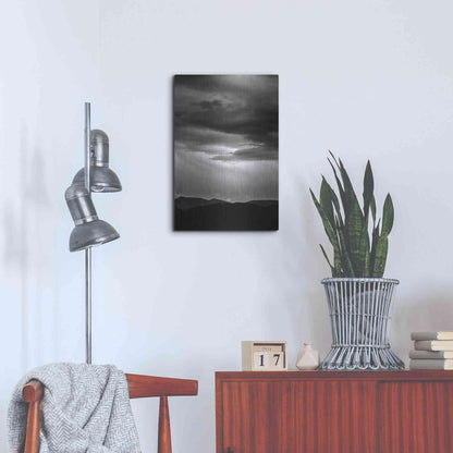 Luxe Metal Art 'Dark Skies' by Design Fabrikken, Metal Wall Art,16x24