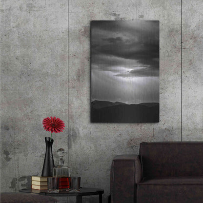 Luxe Metal Art 'Dark Skies' by Design Fabrikken, Metal Wall Art,24x36