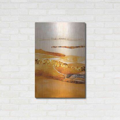 Luxe Metal Art 'Element Fire' by Design Fabrikken, Metal Wall Art,24x36