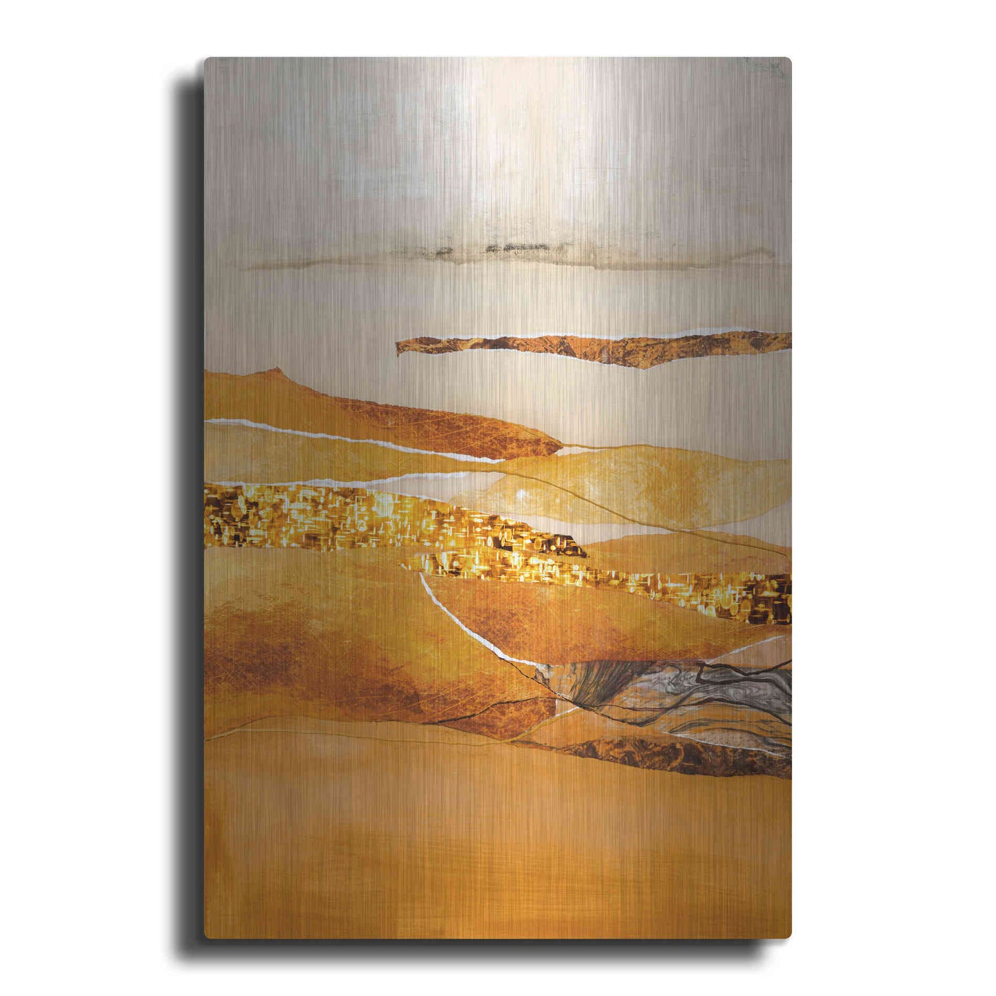 Luxe Metal Art 'Element Fire' by Design Fabrikken, Metal Wall Art