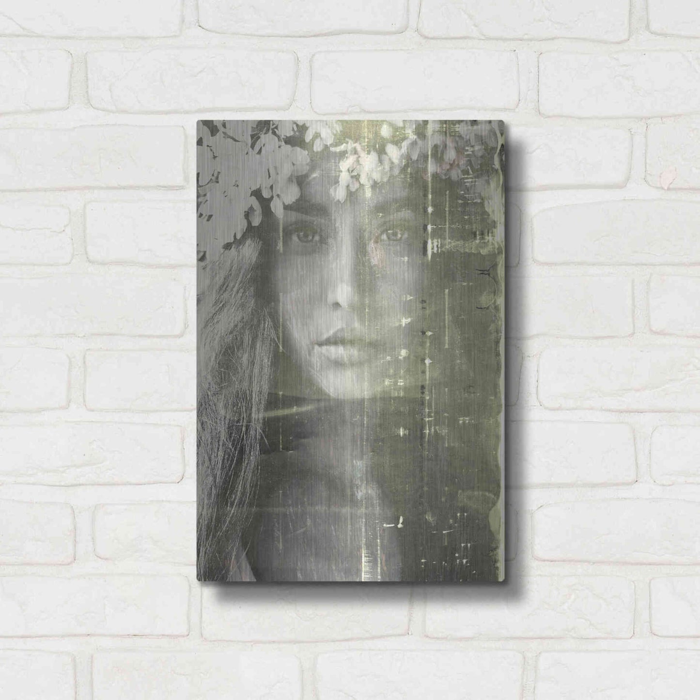 Luxe Metal Art 'Eyes of Light' by Design Fabrikken, Metal Wall Art,12x16