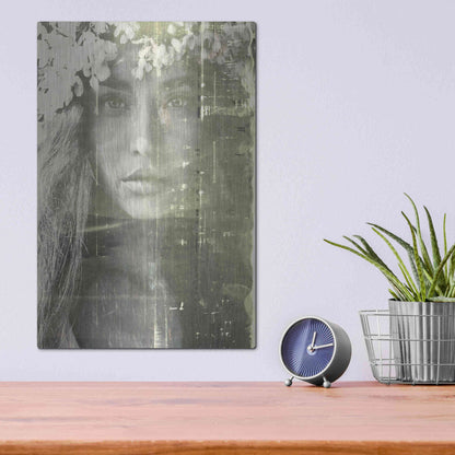Luxe Metal Art 'Eyes of Light' by Design Fabrikken, Metal Wall Art,12x16