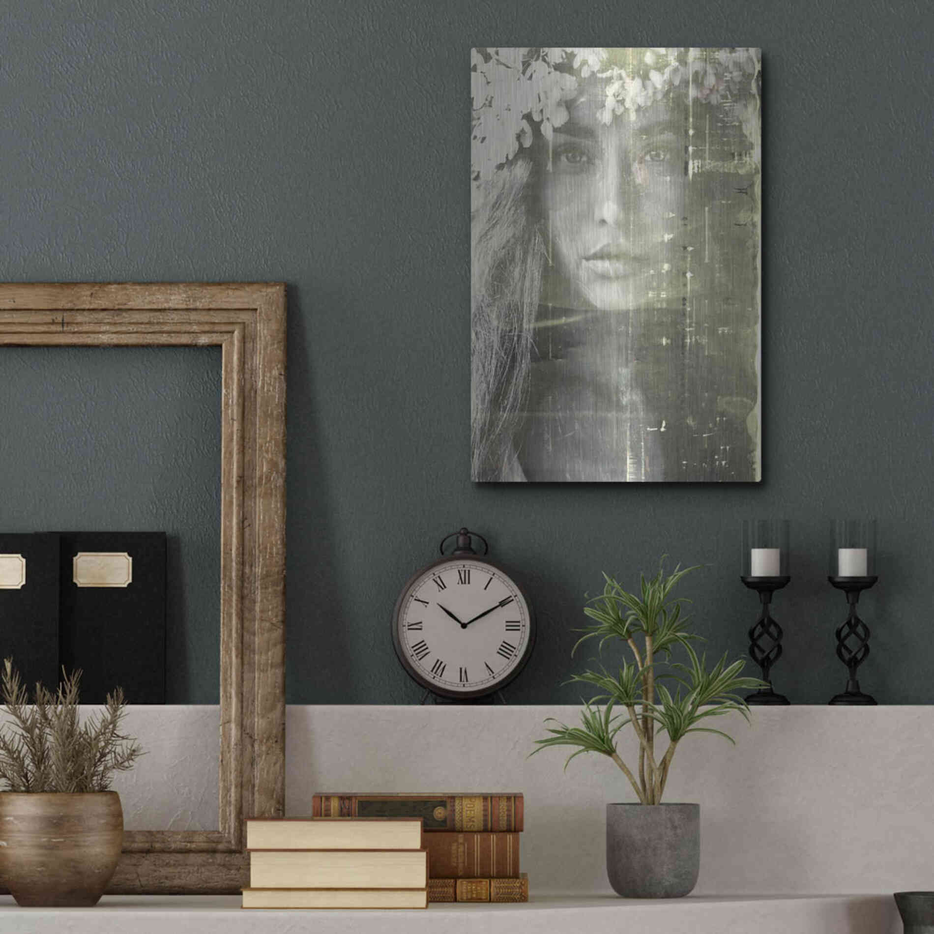 Luxe Metal Art 'Eyes of Light' by Design Fabrikken, Metal Wall Art,12x16