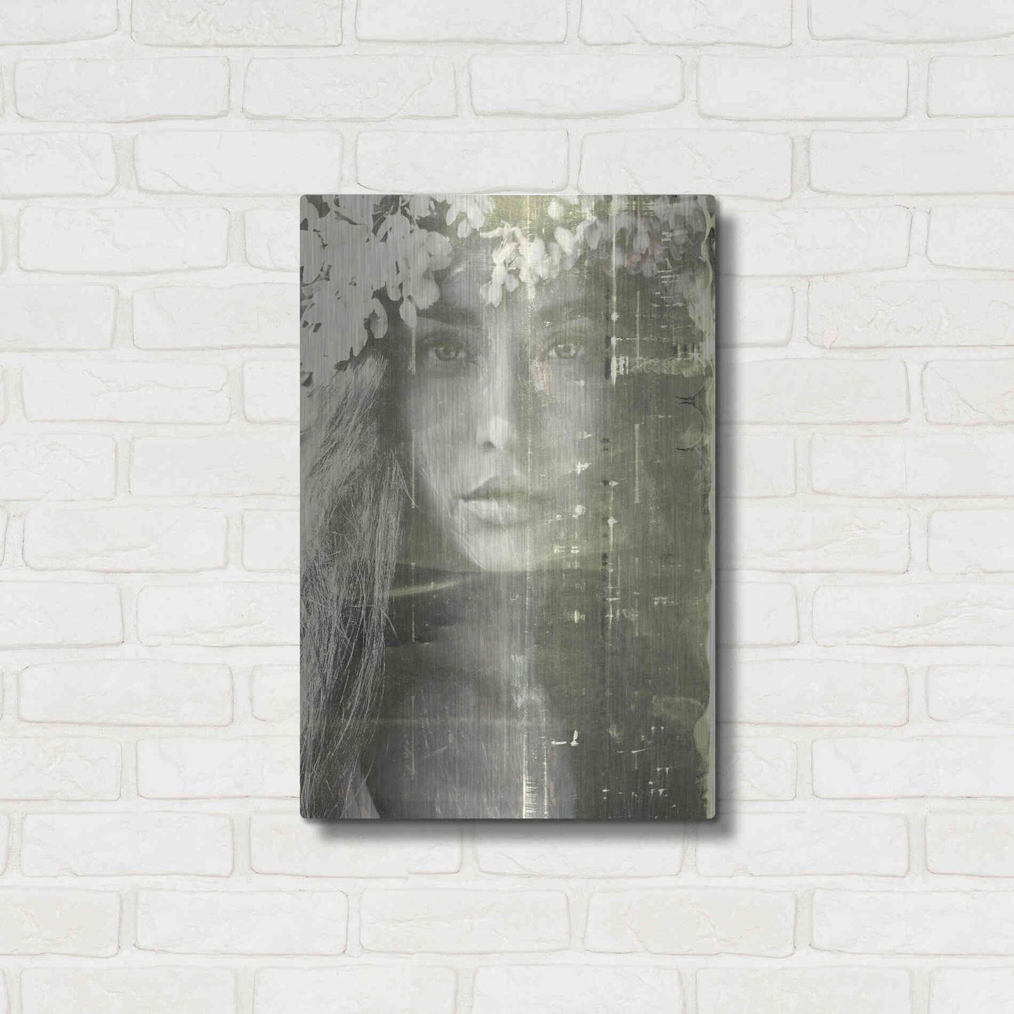 Luxe Metal Art 'Eyes of Light' by Design Fabrikken, Metal Wall Art,16x24