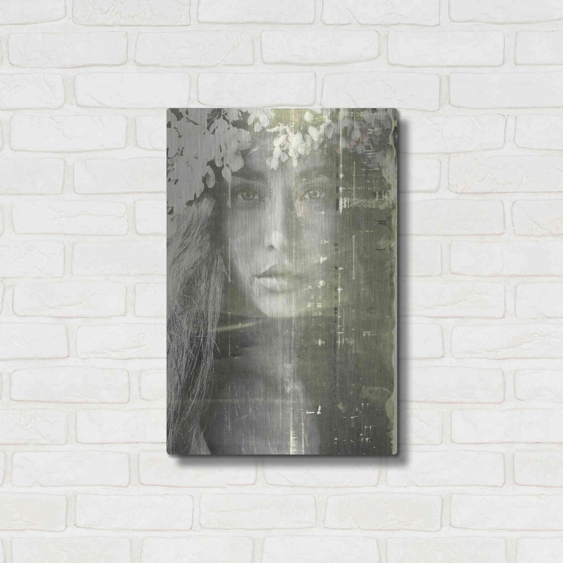 Luxe Metal Art 'Eyes of Light' by Design Fabrikken, Metal Wall Art,16x24