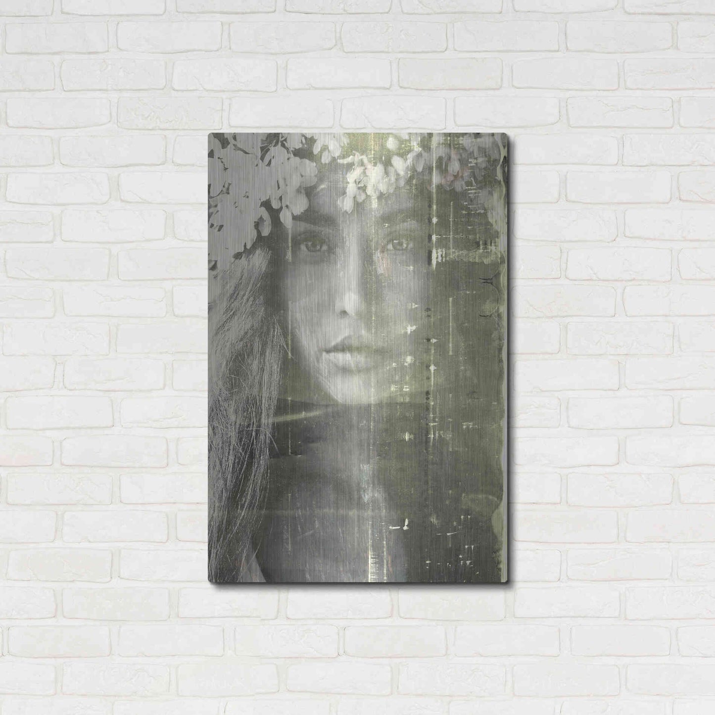 Luxe Metal Art 'Eyes of Light' by Design Fabrikken, Metal Wall Art,24x36