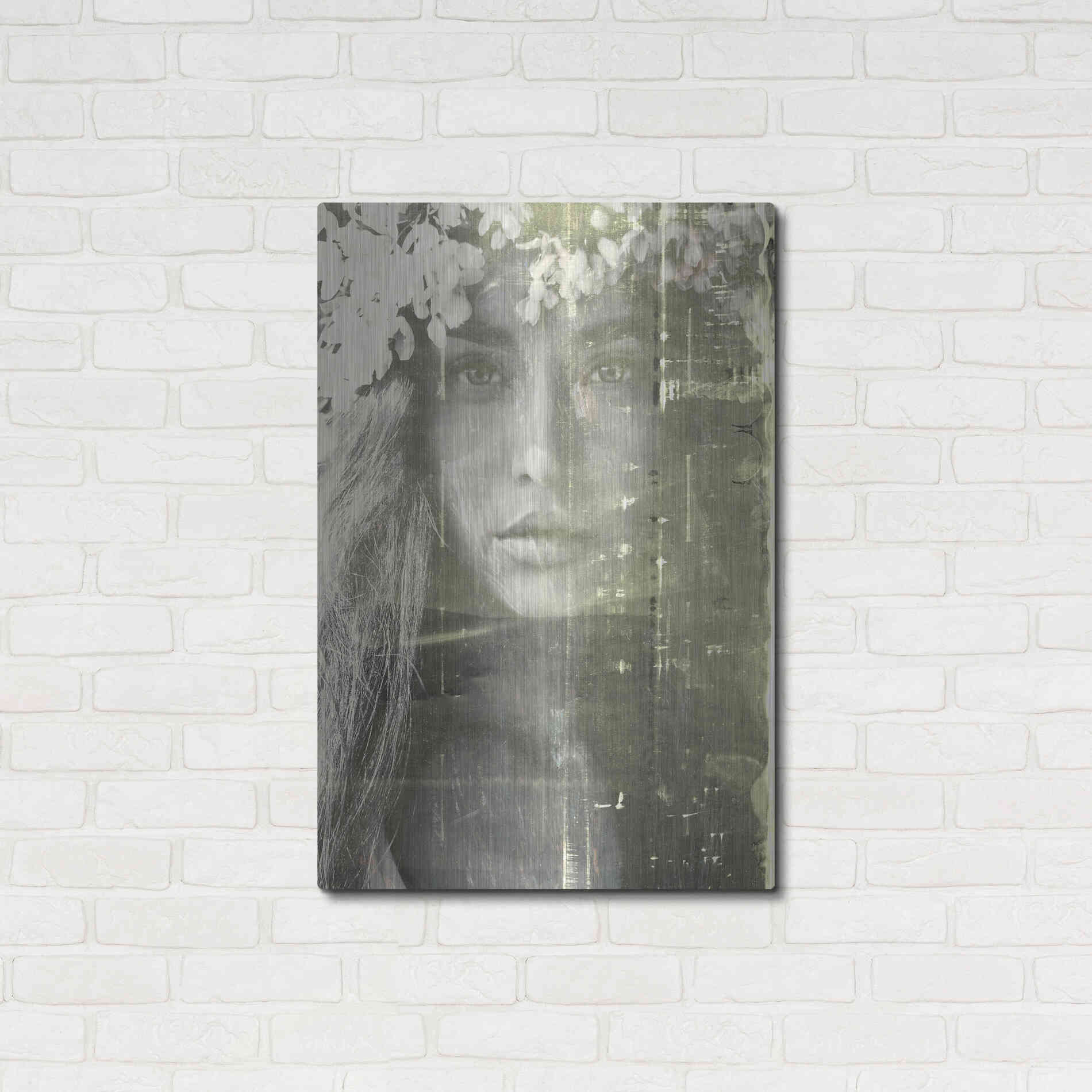 Luxe Metal Art 'Eyes of Light' by Design Fabrikken, Metal Wall Art,24x36