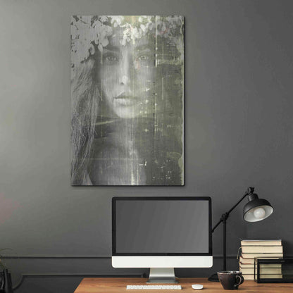 Luxe Metal Art 'Eyes of Light' by Design Fabrikken, Metal Wall Art,24x36