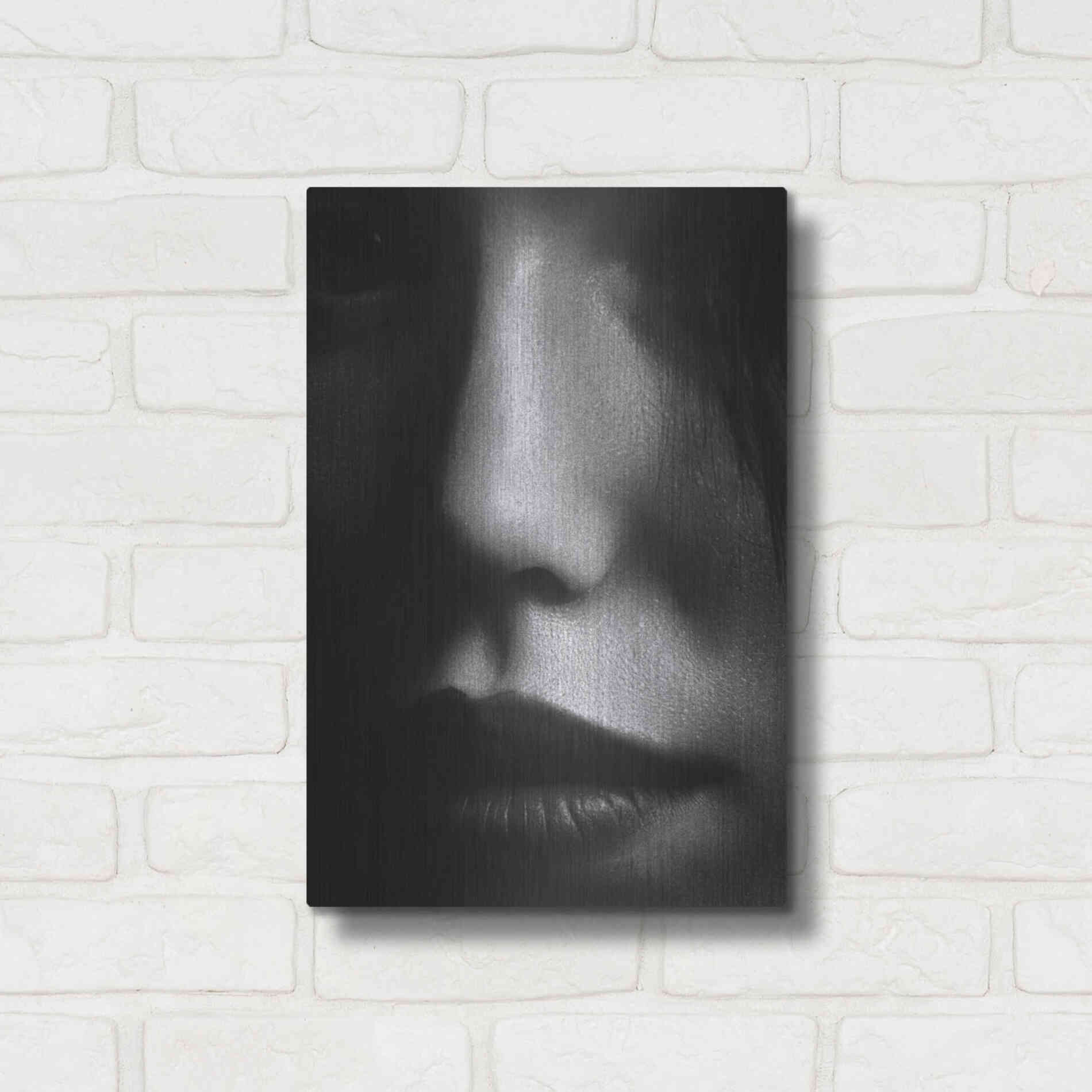 Luxe Metal Art 'Face 2' by Design Fabrikken, Metal Wall Art,12x16