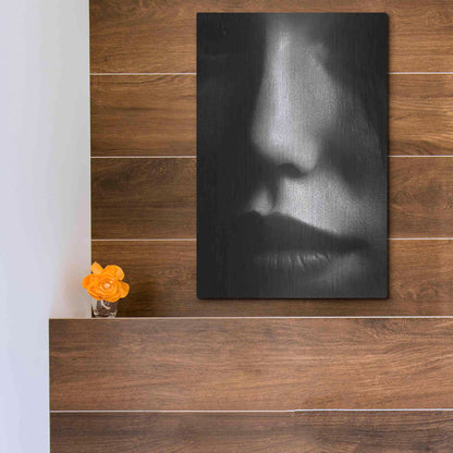 Luxe Metal Art 'Face 2' by Design Fabrikken, Metal Wall Art,12x16