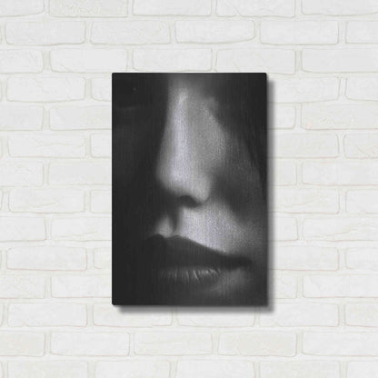 Luxe Metal Art 'Face 2' by Design Fabrikken, Metal Wall Art,16x24