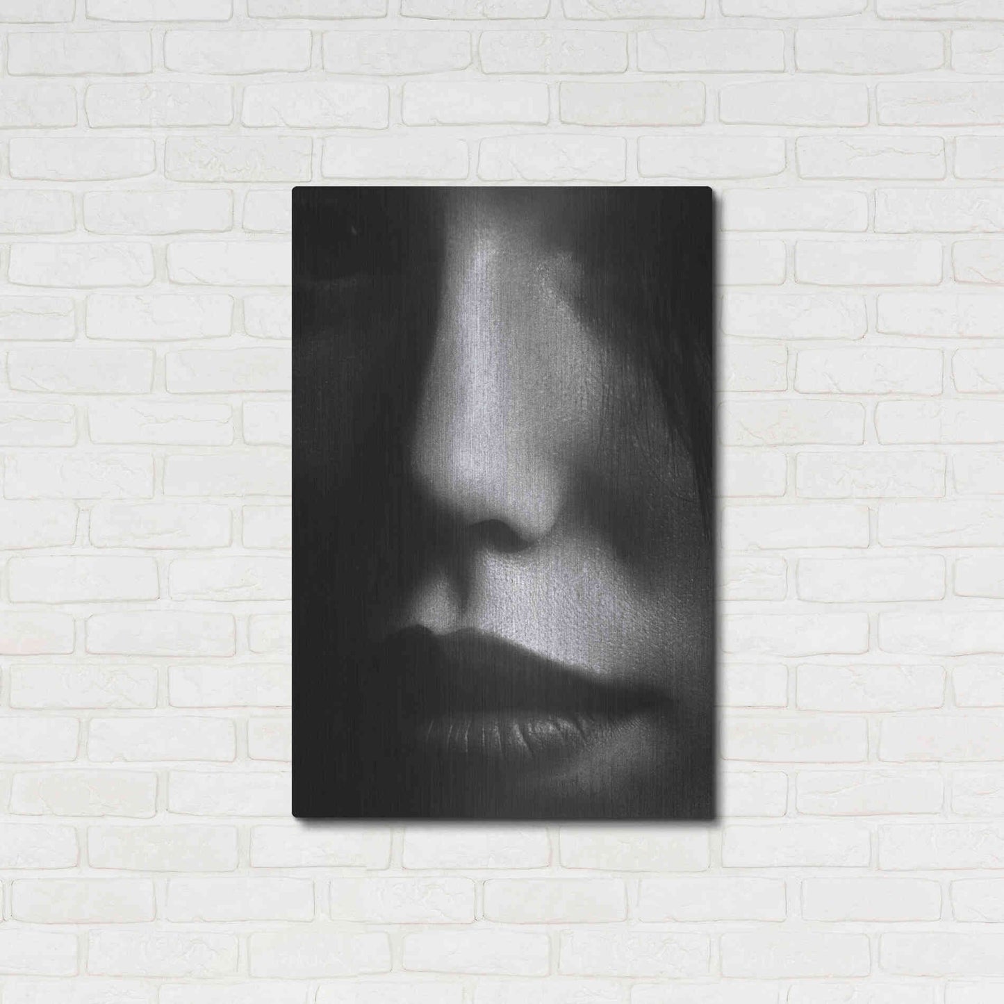 Luxe Metal Art 'Face 2' by Design Fabrikken, Metal Wall Art,24x36