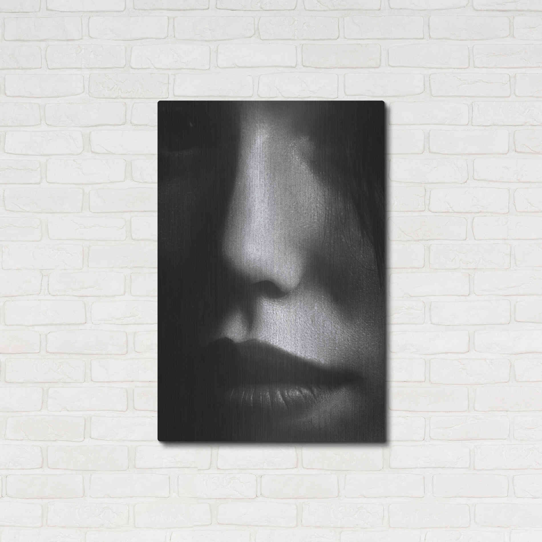 Luxe Metal Art 'Face 2' by Design Fabrikken, Metal Wall Art,24x36
