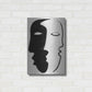Luxe Metal Art 'Face to Face' by Design Fabrikken, Metal Wall Art,16x24