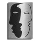 Luxe Metal Art 'Face to Face' by Design Fabrikken, Metal Wall Art