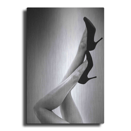 Luxe Metal Art 'Fashion Red 3' by Design Fabrikken, Metal Wall Art