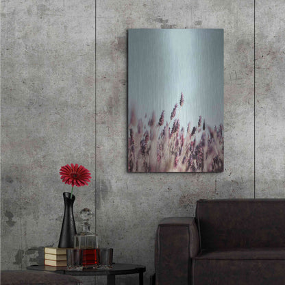 Luxe Metal Art 'Field Haze' by Design Fabrikken, Metal Wall Art,24x36