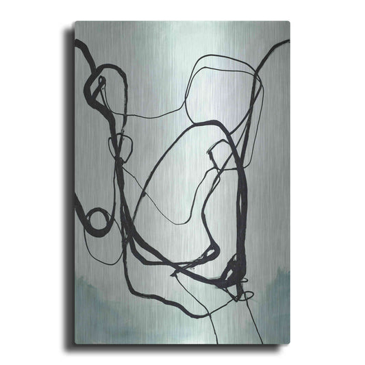 Luxe Metal Art 'Fine Line 2' by Design Fabrikken, Metal Wall Art