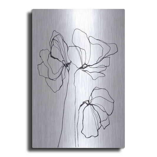 Luxe Metal Art 'Fine Line 6' by Design Fabrikken, Metal Wall Art