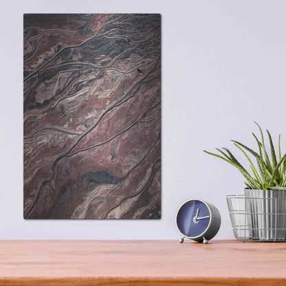 Luxe Metal Art 'From Above 1' by Design Fabrikken, Metal Wall Art,12x16