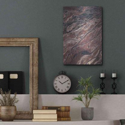 Luxe Metal Art 'From Above 1' by Design Fabrikken, Metal Wall Art,12x16