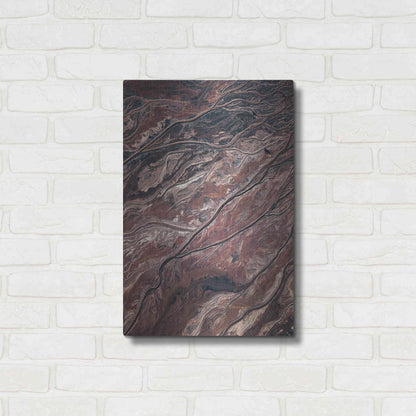 Luxe Metal Art 'From Above 1' by Design Fabrikken, Metal Wall Art,16x24