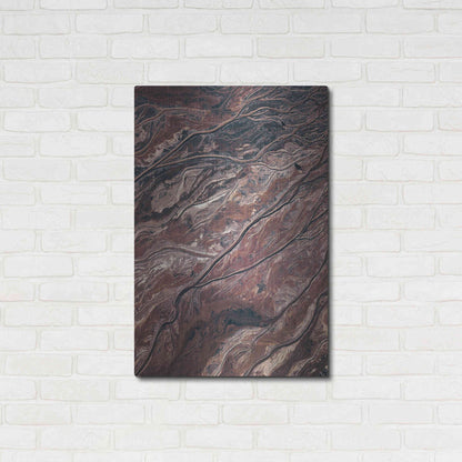 Luxe Metal Art 'From Above 1' by Design Fabrikken, Metal Wall Art,24x36